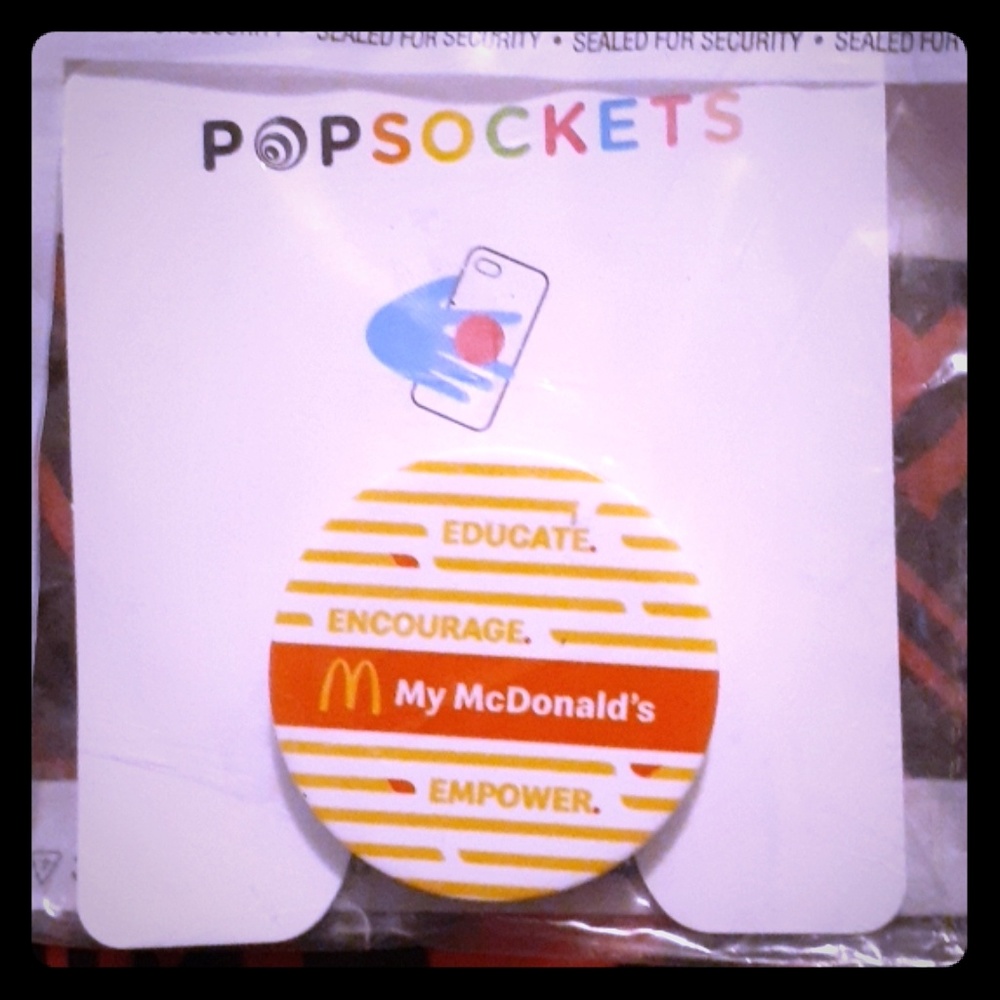 Rare mcdonalds pop socket